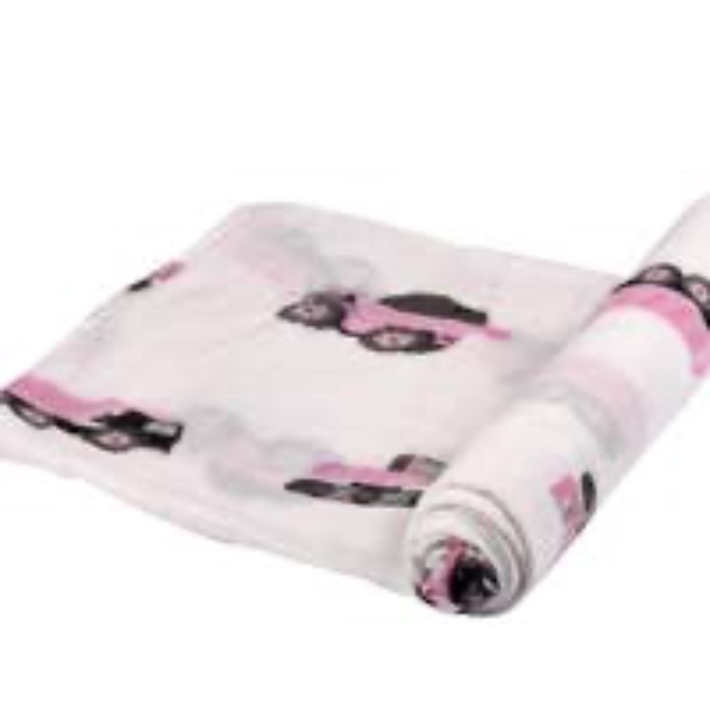 Pink Digger Swaddle